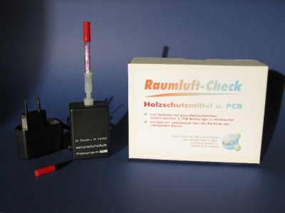 Raumluft-Check Holzschutzmittel & PCB